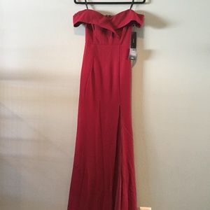 Lulus Floor Length Maroon Dress